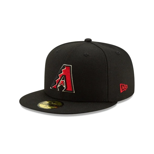 Men’s tight leather wallet-Arizona Diamondbacks Authentic Collection Black 59FIFTY Fitted Hat