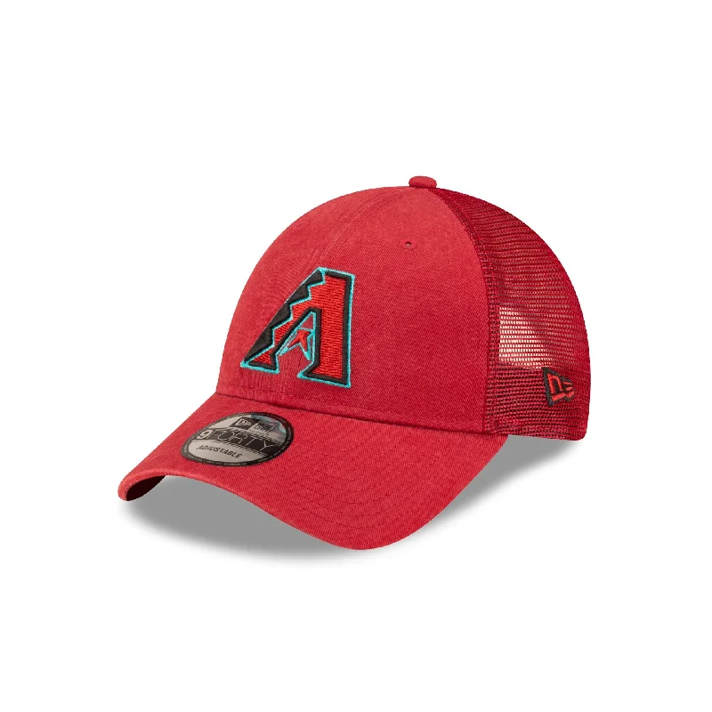 Men’s tough leather strap-Arizona Diamondbacks Game 9FORTY Trucker Hat