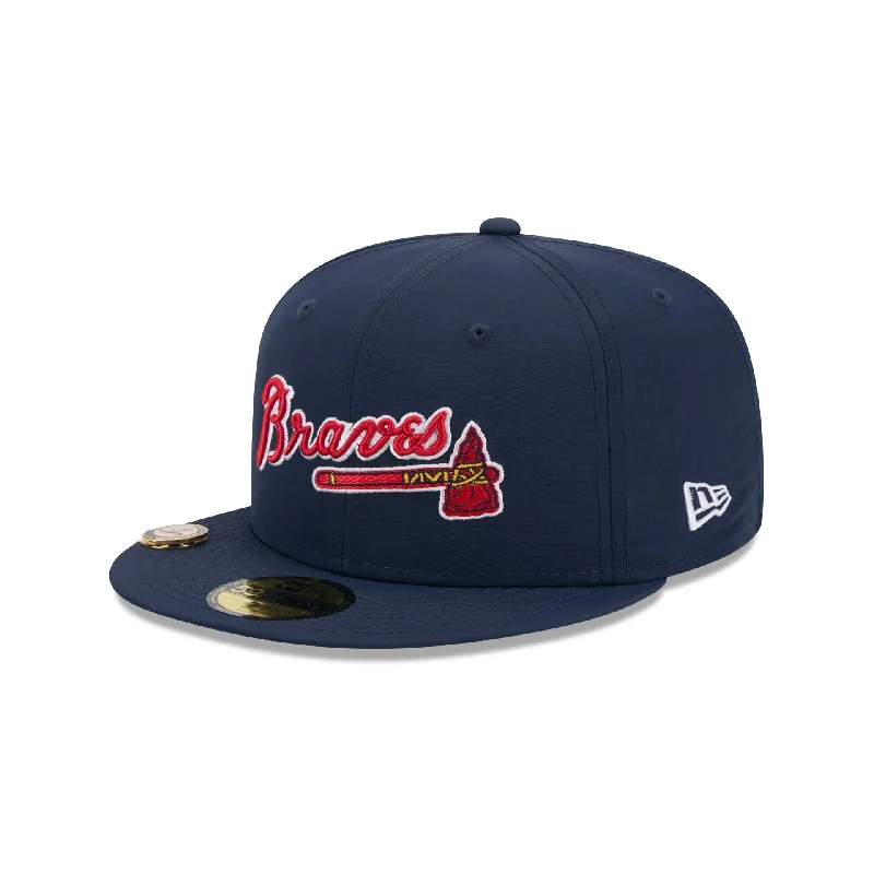 Men’s neat RFID wallet-Atlanta Braves Fairway Wordmark 59FIFTY Fitted Hat