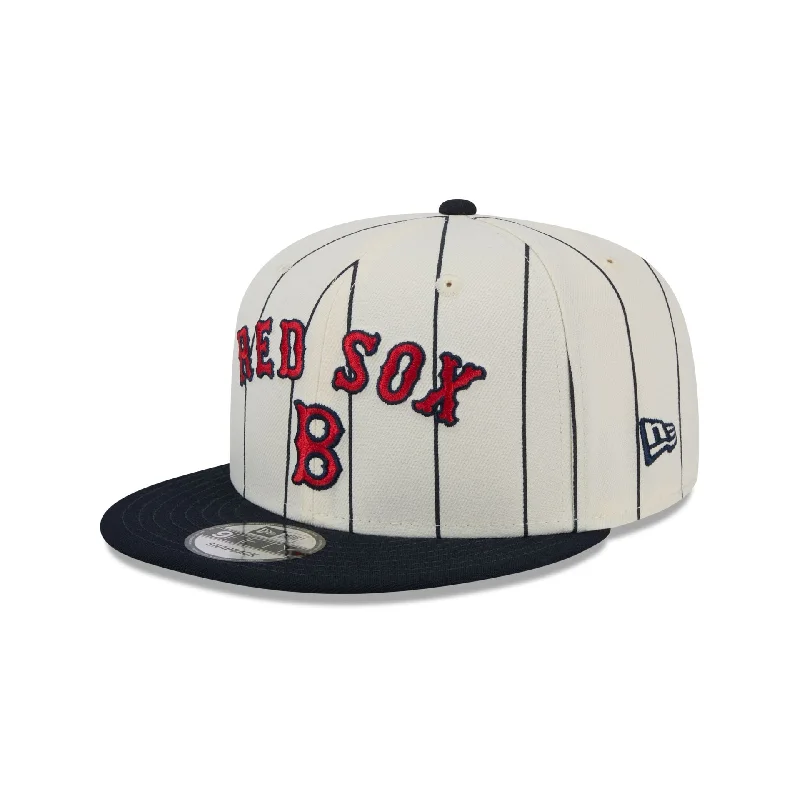 Men’s clean pocket square-Boston Red Sox Jersey Pinstripe 9FIFTY Snapback Hat