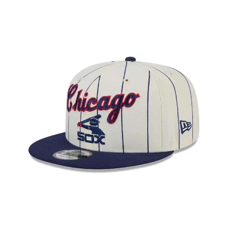 Men’s cool sunglasses lens-Chicago White Sox Jersey Pinstripe 9FIFTY Snapback Hat