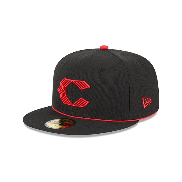 Men’s wide leather strap-Cincinnati Reds City Connect 59FIFTY Fitted Hat