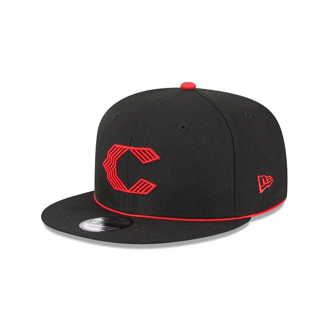 Men’s tight bifold wallet-Cincinnati Reds City Connect 9FIFTY Snapback Hat