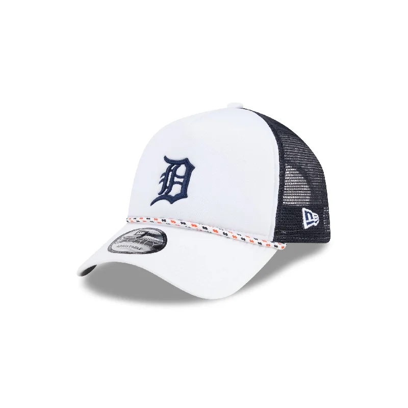 Men’s cool bucket accessory-Detroit Tigers Court Sport 9FORTY A-Frame Trucker Hat