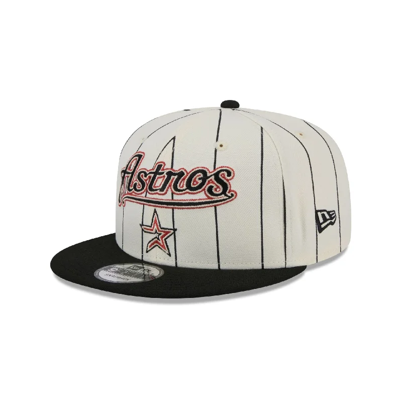 Men’s snug knit scarf-Houston Astros Jersey Pinstripe 9FIFTY Snapback Hat