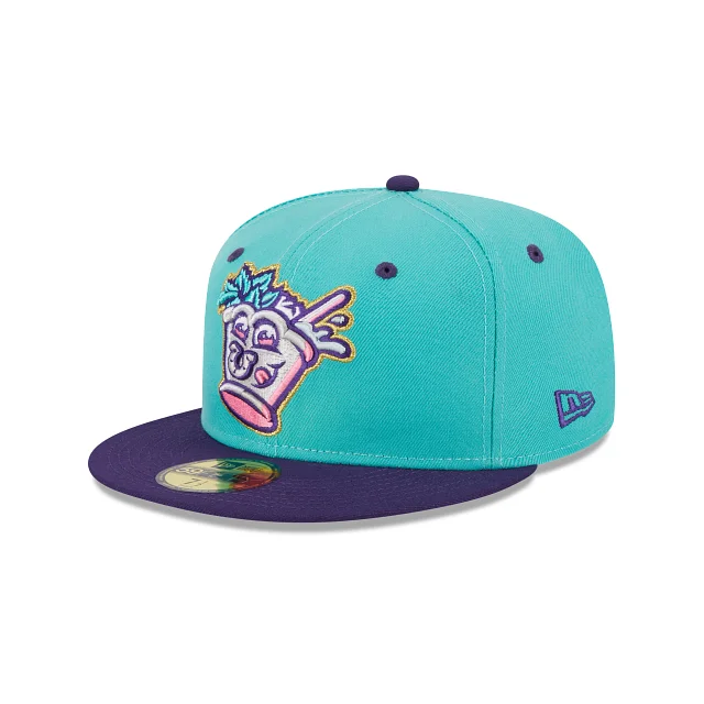 Men’s crisp geometric square-Louisville Bats Theme Night 59FIFTY Fitted Hat