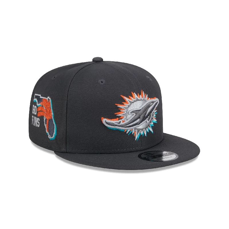 Men’s bold wraparound shades-Miami Dolphins 2024 Draft 9FIFTY Snapback Hat