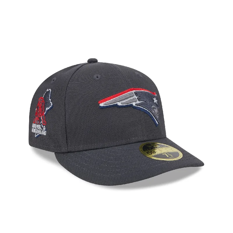 Men’s suave panama accessory-New England Patriots 2024 Draft Low Profile 59FIFTY Fitted Hat