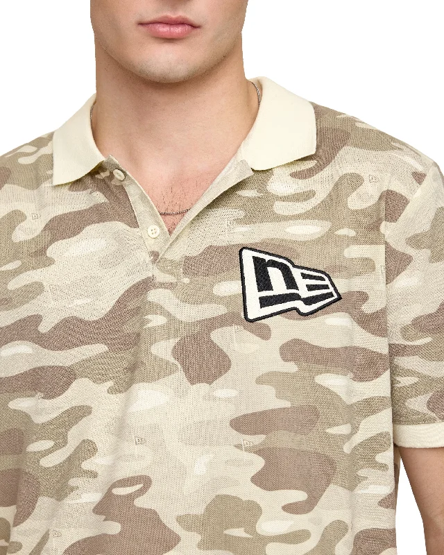 Men’s loud tie pattern-New Era Cap Fairway Camo Polo