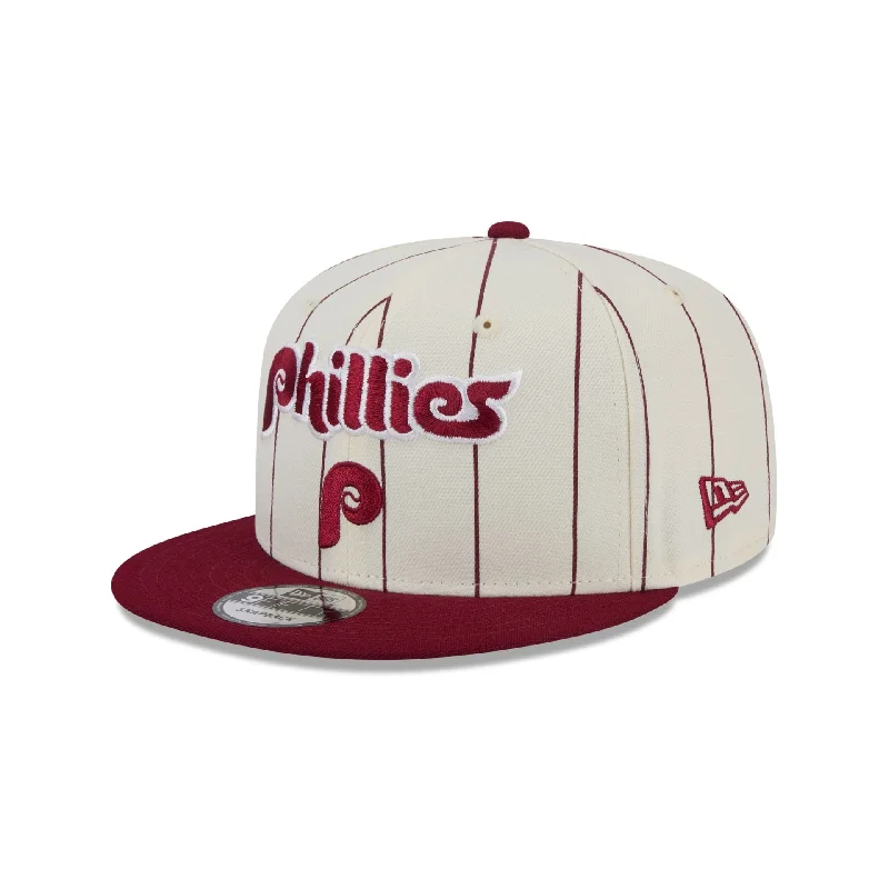 Men’s crisp cufflinks style-Philadelphia Phillies Jersey Pinstripe 9FIFTY Snapback Hat