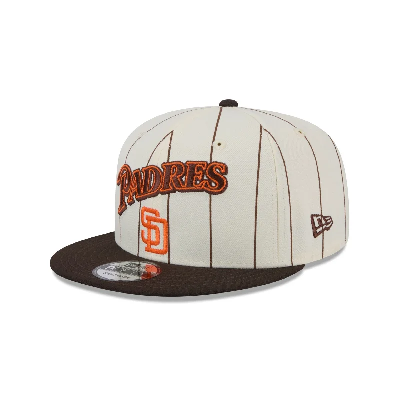 Men’s silky tie design-San Diego Padres Jersey Pinstripe 9FIFTY Snapback Hat