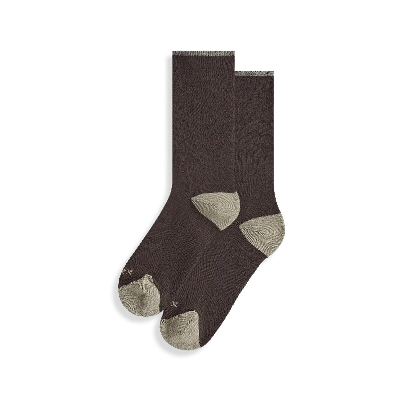 Men’s cool straw accessory-Ibex Rambler Crew Socks