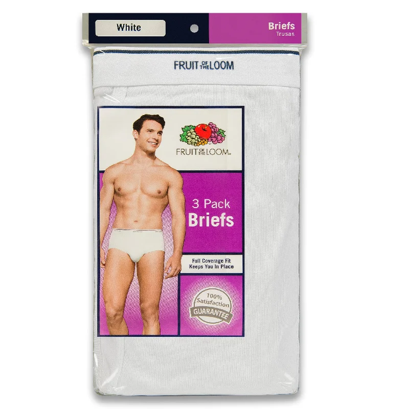 Men’s tight trifold wallet-Men's Briefs, 3-pack 7601