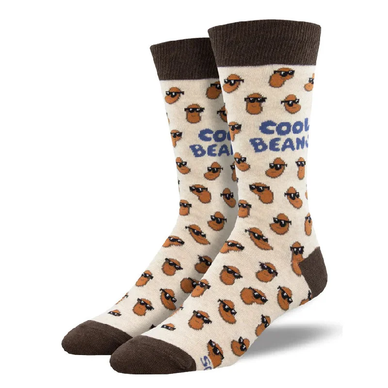 Men’s deep brown strap-Men's Cool Beans Socks