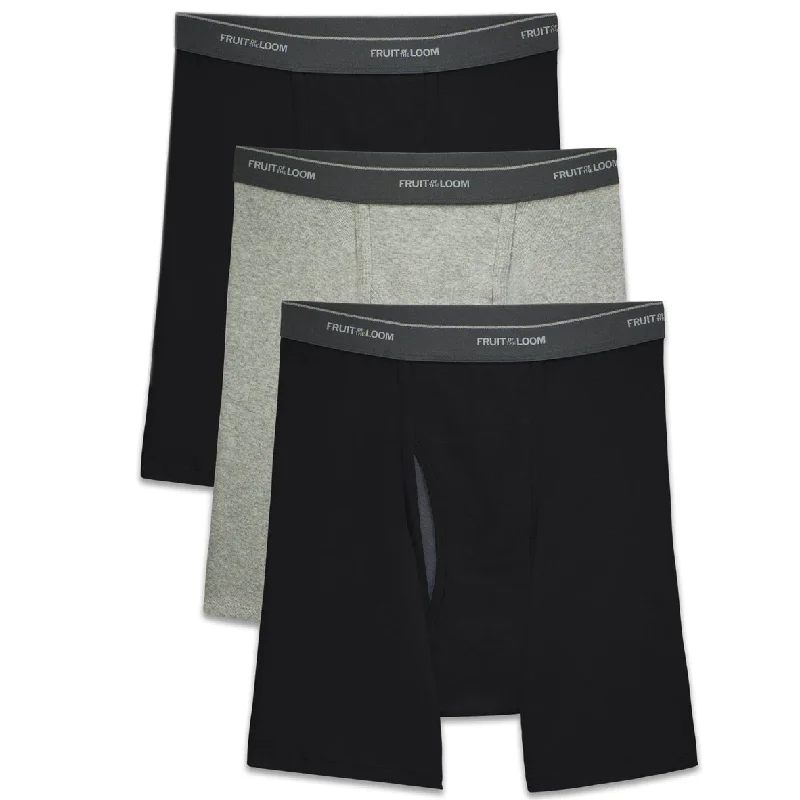 Men’s sharp custom cufflinks-Men's CoolZone Boxer Briefs Underwear BL7601 3-pair pack