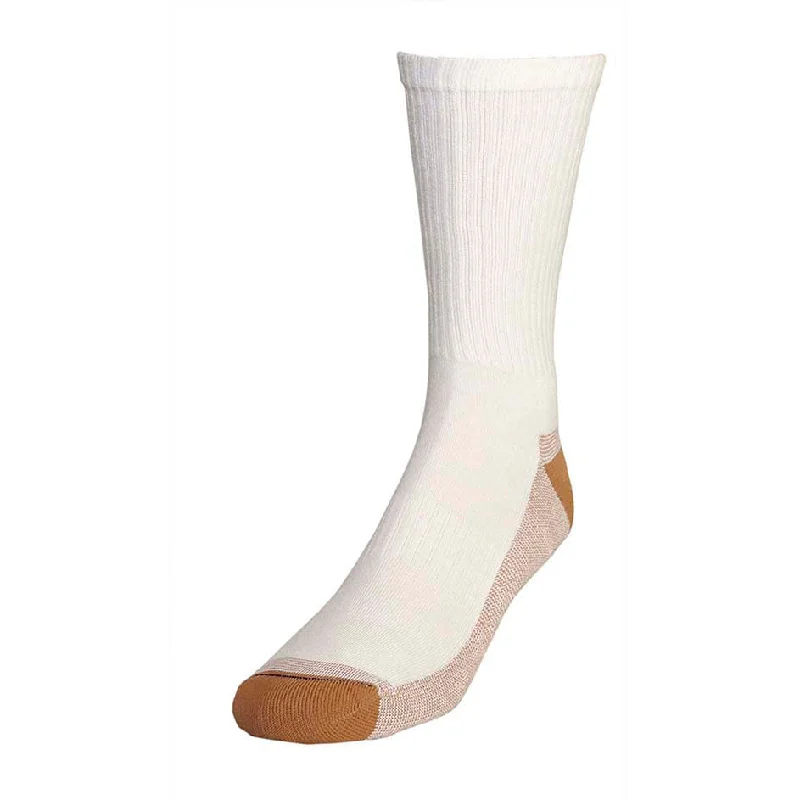 Men’s clean pocket square-Men's Copper Crew Socks 4002