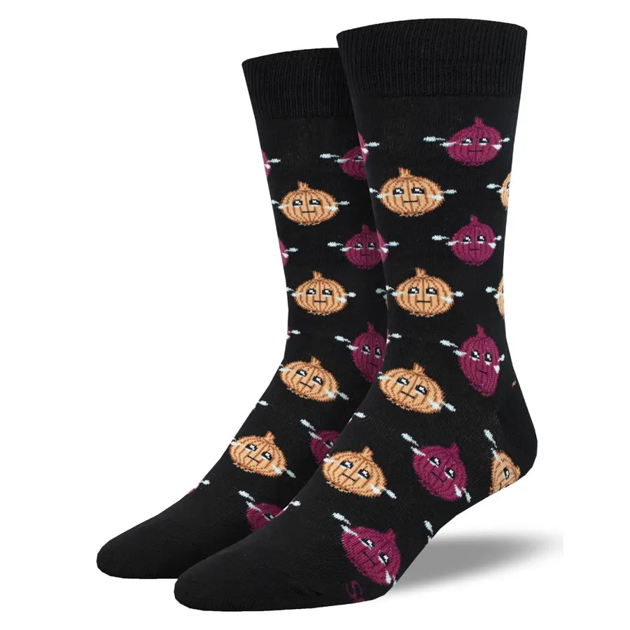 Men’s silky pocket square-Men's Crying Onion Socks