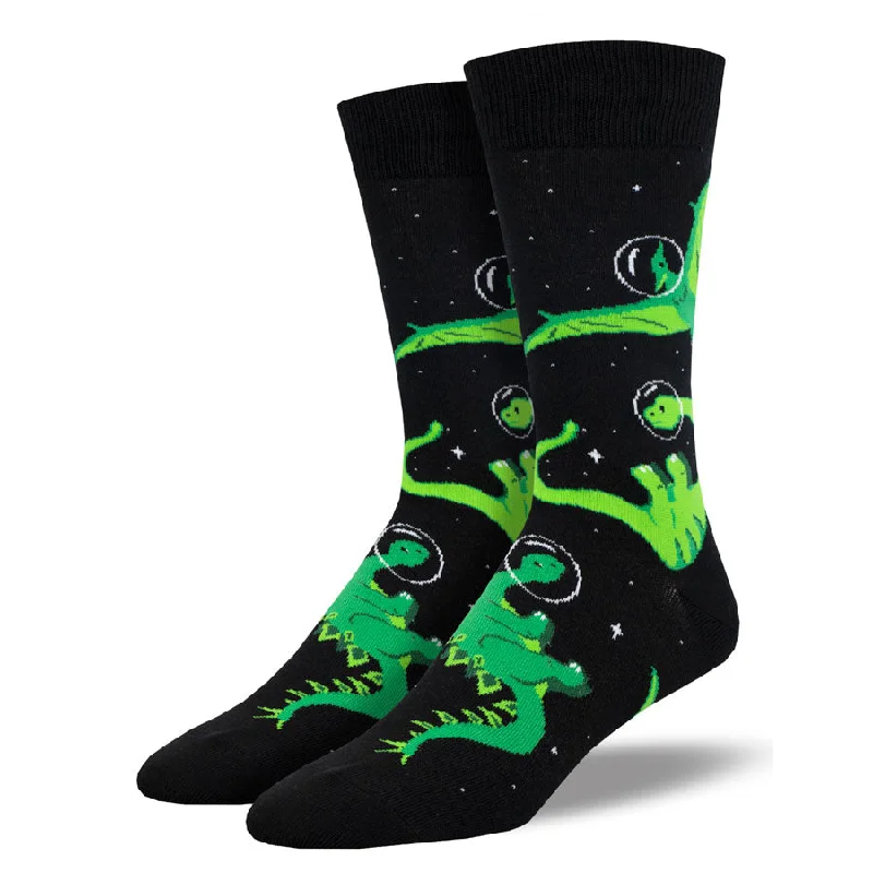 Men’s plush wool scarf-Men's Kicking Asteroids Socks