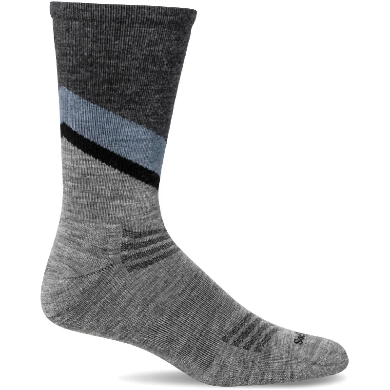 Men’s clean pocket square-Sockwell Mens Relay Essential Comfort Crew Socks