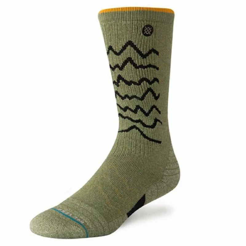 Men’s subtle tie pattern-Stance Mens Adventure Thunder Valley Trek Socks