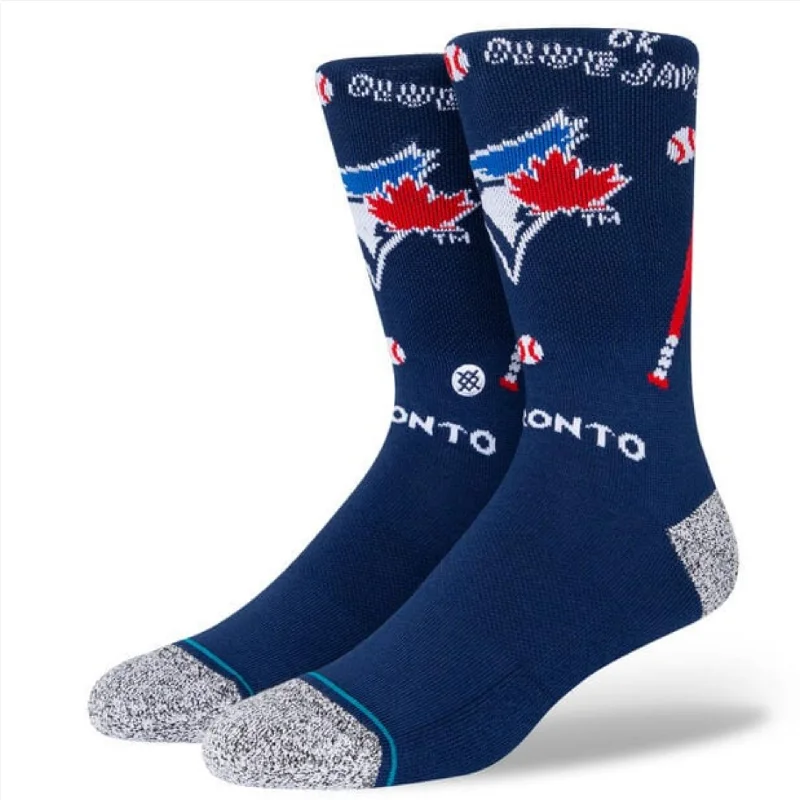 Men’s toasty gloves pair-Toronto Blue Jays Landmark Crew Socks (Blue)