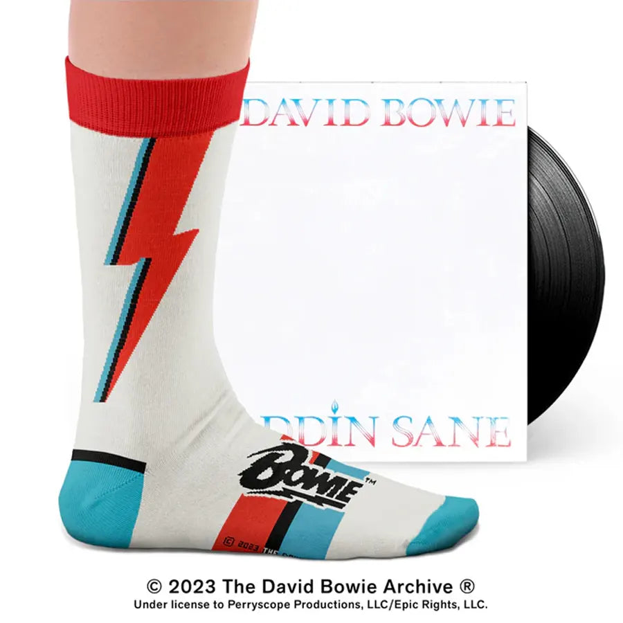 Men’s loud narrow tie-Unisex Aladdin Sane Socks