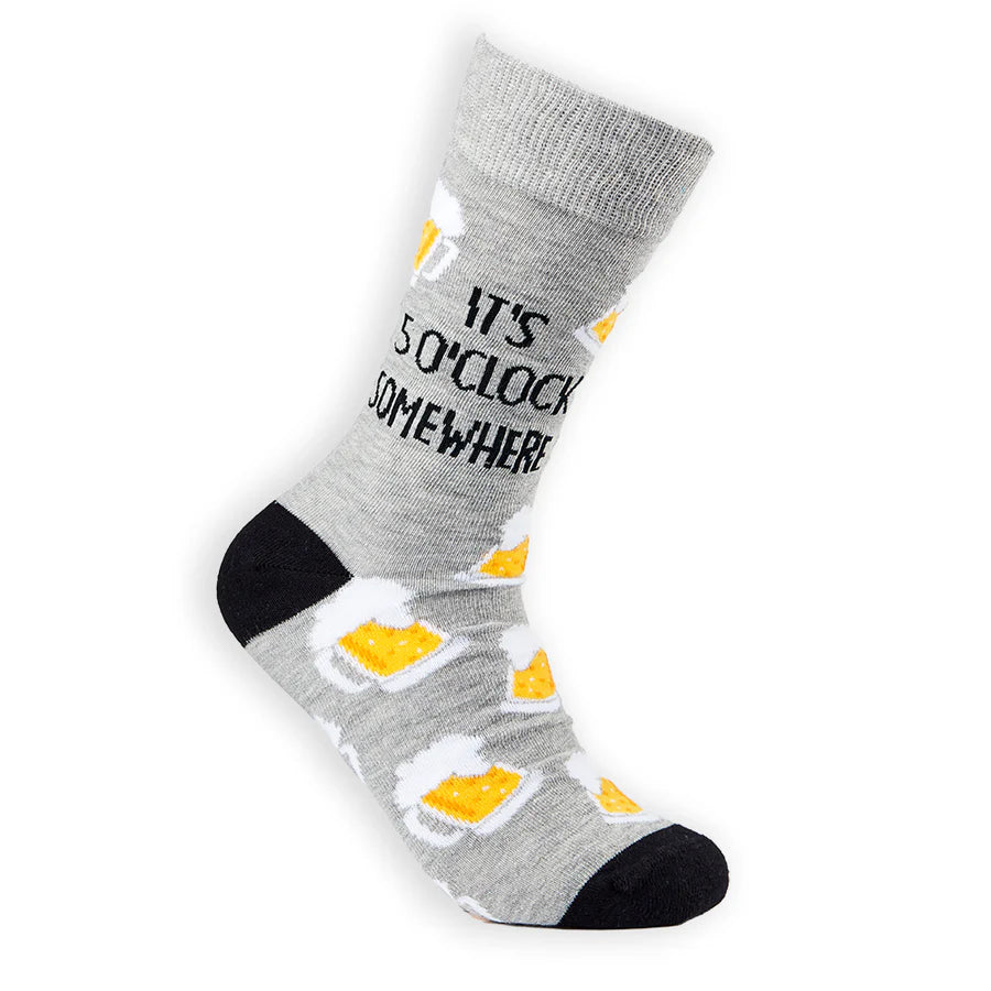 Men’s retro watch design-Unisex It's 5 O'clock Somewhere Beer Socks