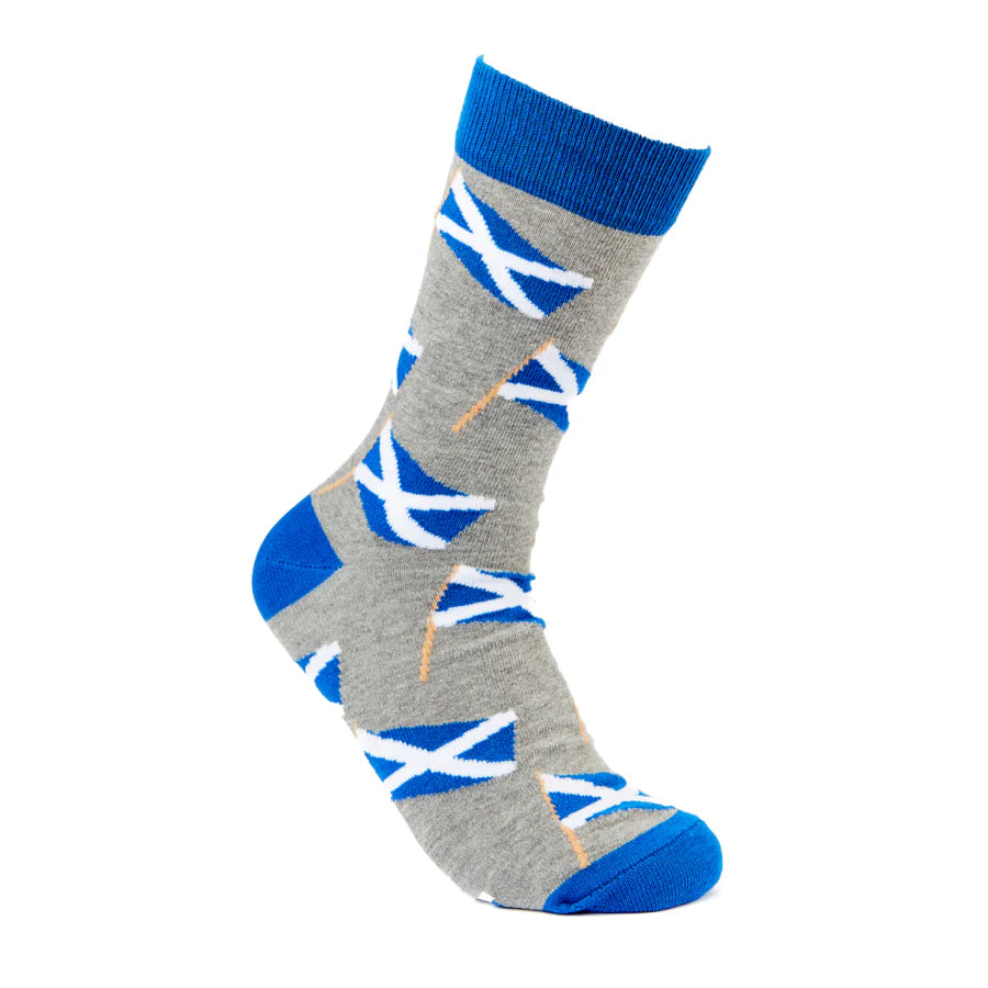 Men’s silky pocket square-Unisex Scottish Waving Flag Socks