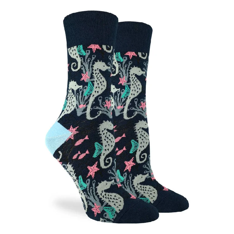 Men’s relaxed suede strap-Unisex Seahorses Socks