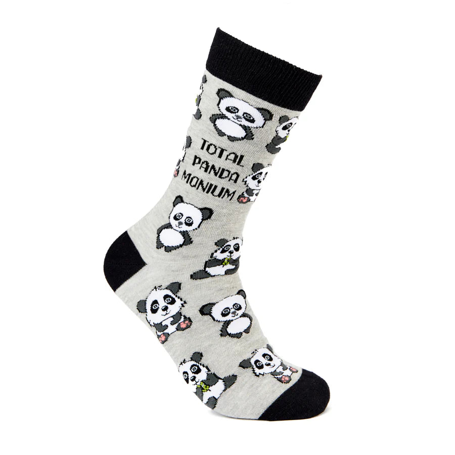 Men’s hip snapback accessory-Unisex Total Panda-Monium Socks