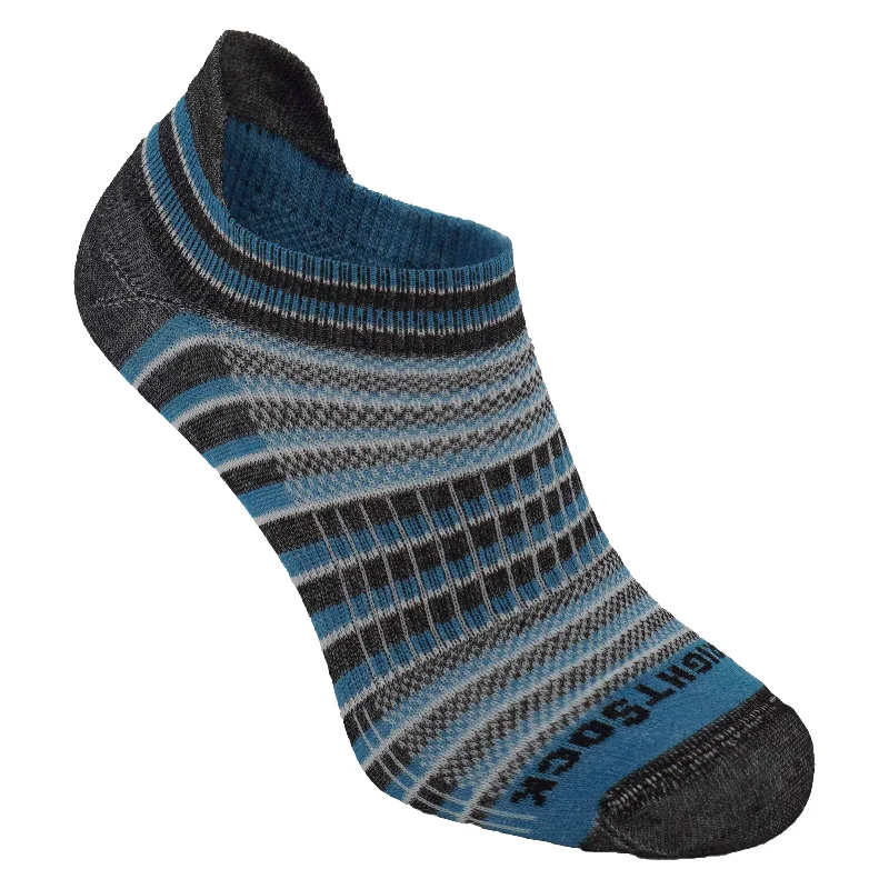 Men’s suave linen square-Wrightsock Coolmesh II Stripes Tab Anti-Blister Socks