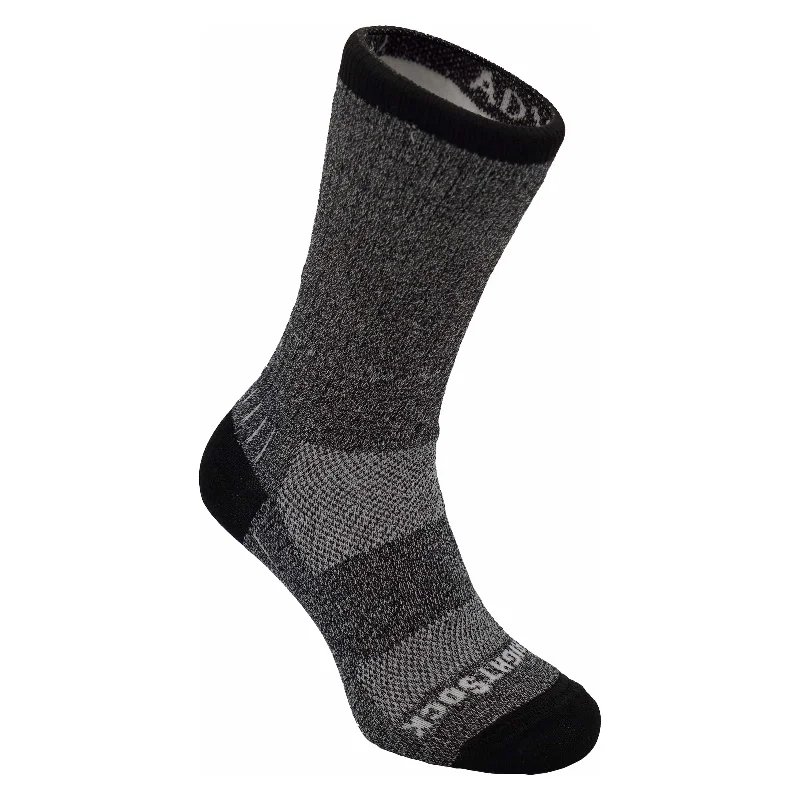 Men’s rugged leather strap-Wrightsock Double-Layer Adventure Cushion Crew Socks