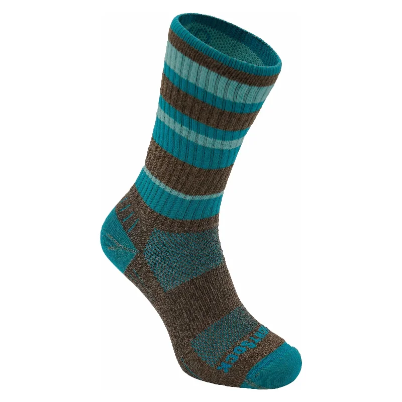 Brown/Teal Stripe