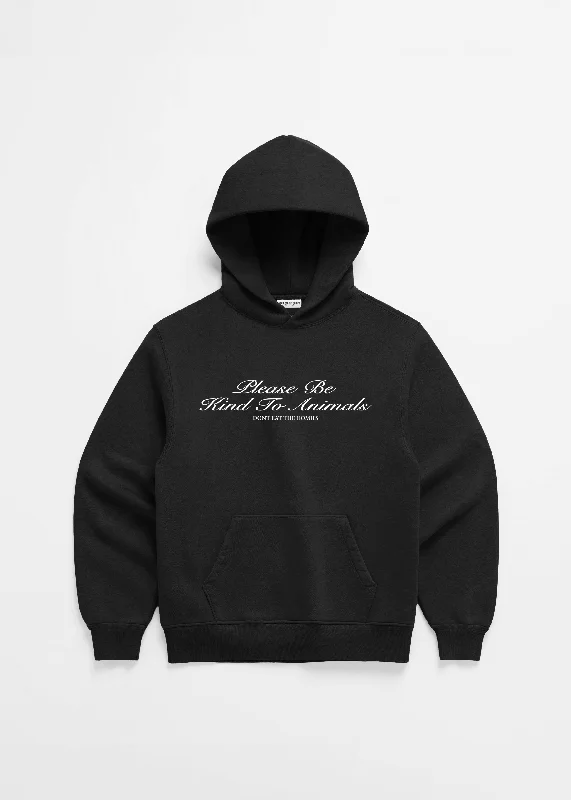 Men’s loose printed hoodie-Be Kind Hoodie