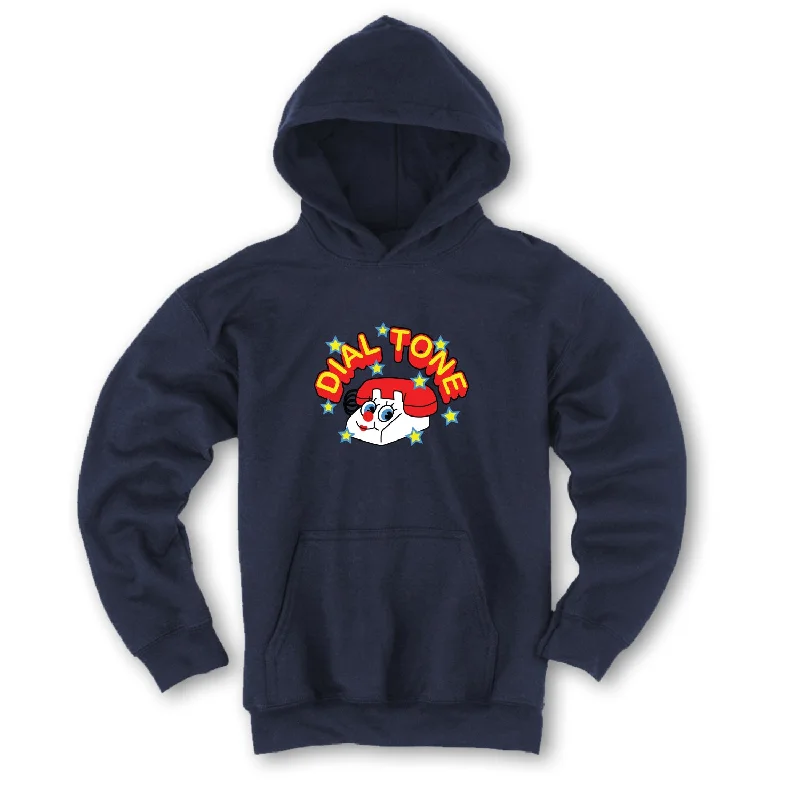 Men’s loud graphic pullover-Dial Tone Wheel Co. Chatter Hoodie Navy