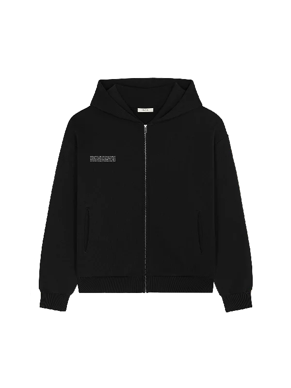 Men’s rich gray pullover-Womens DNA Heavyweight Zipped Hoodie—black