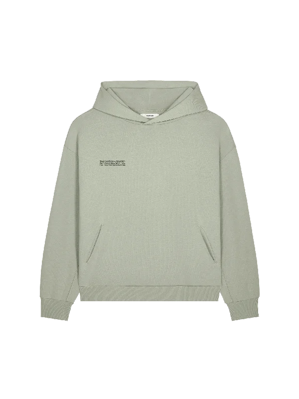 Men’s deep cotton zip-Womens DNA Hoodie—moss green