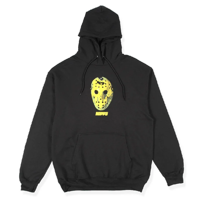 Men’s sharp athletic top-Hopps Skateboards Kevin Taylor Battle Mask Pullover Hoodie Black