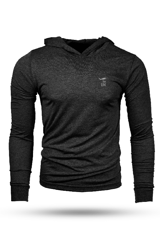 Men’s velvety athletic top-Reflective Dropline Logo - Lightweight Hoodie