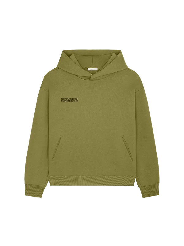 Men’s baggy graphic hoodie-Mens DNA Hoodie—highland green