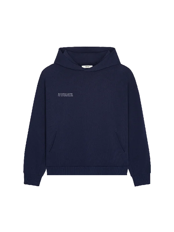 Men’s loud cotton hoodie-Mens DNA Hoodie—navy