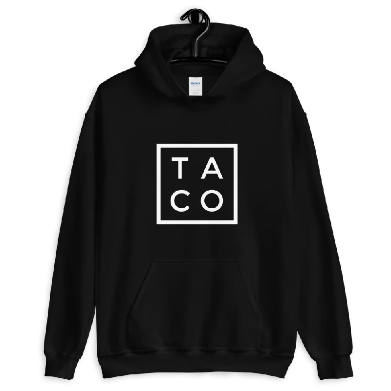 Men’s plush athletic pullover-TACO Box Hoodie