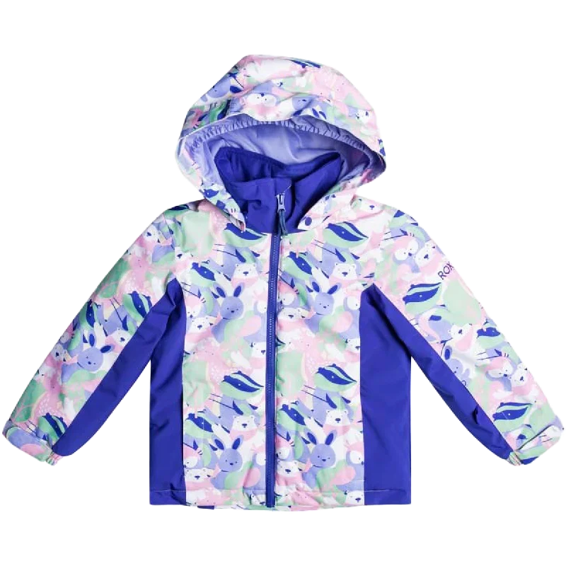 Men’s tough fleece top-Youth Snowy Tale Girls Insulated Jacket