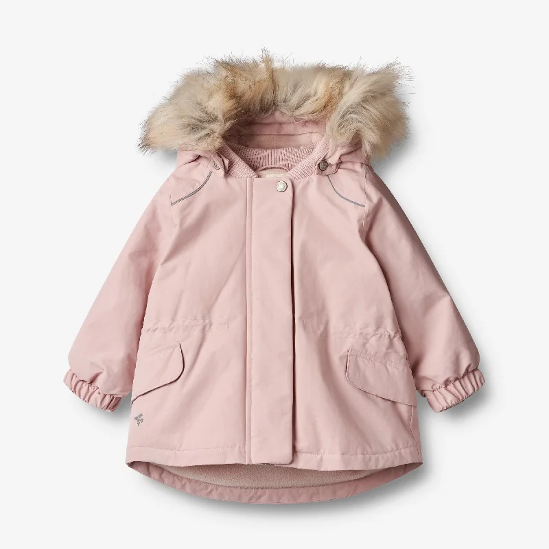 Men’s crisp rain top-Jacket Mathilde Tech | Baby - rose frost