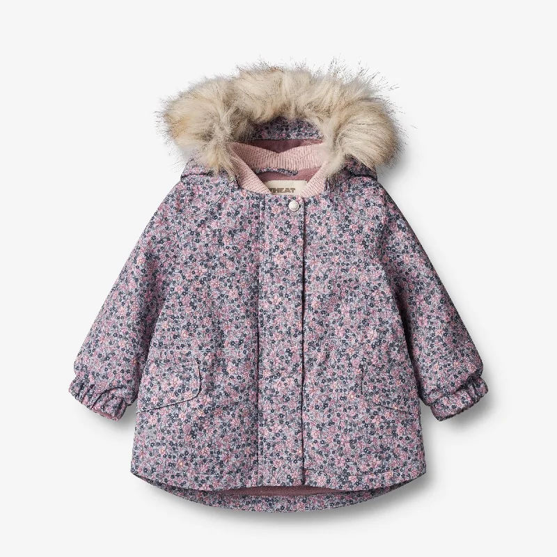 Men’s breezy rain top-Jacket Mathilde Tech | Baby - winter flowers