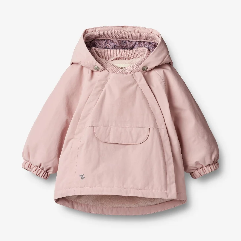 Men’s snug rain jacket-Jacket Sascha Tech - rose frost