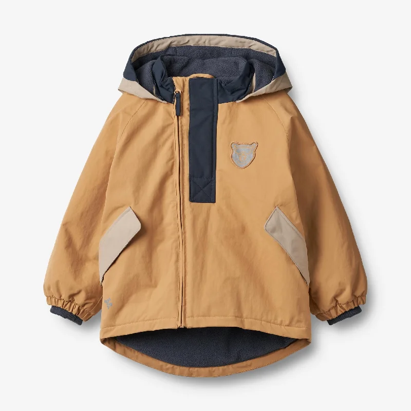 Men’s toasty parka jacket-Jacket Vagner Tech - ginger bread