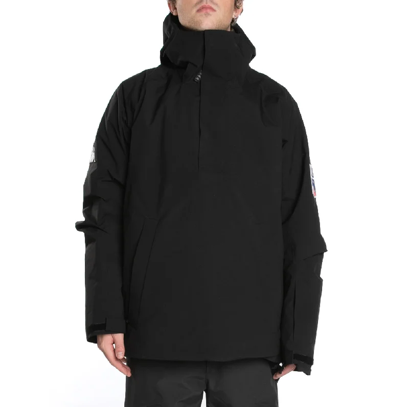 Men’s suave quilted jacket-6Cento 644S Anorak Jacket - Black