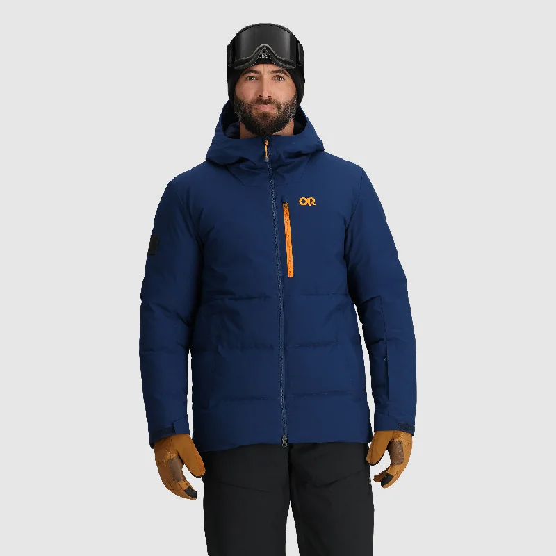 Men’s neat rain jacket-Men's Snowcrew Down Jacket