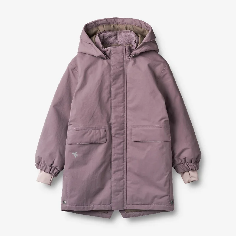 Men’s snug quilted jacket-Parka Jello Tech - dry lilac